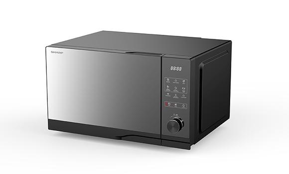 Sharp 23L Microwave Oven with Digital Dial Flatbed [R2321FGK] - Click Image to Close